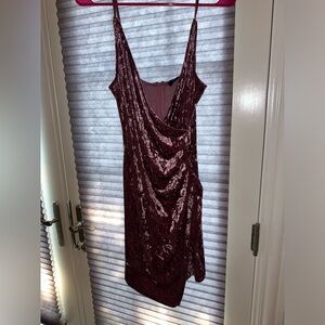 rose/pink cocktail dress